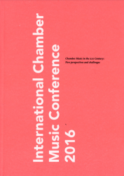 capa do livro "International chamber music conference 2016"