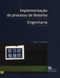 capa do livro "Implementação do processo de bolonha: a nível nacional, por áreas de conhecimento: engenharia - relatório preliminar"